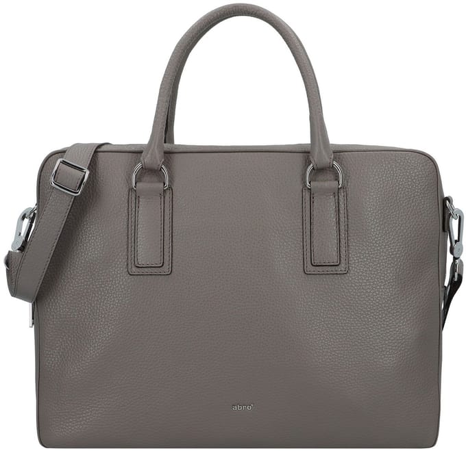abro Adria Handtas Leder 37.5 cm - Dames - zinc