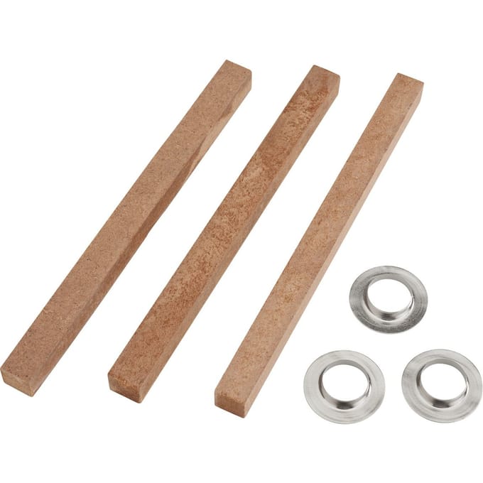 Buitenlont met basis, 3 stuks. - 10 x 10 mm