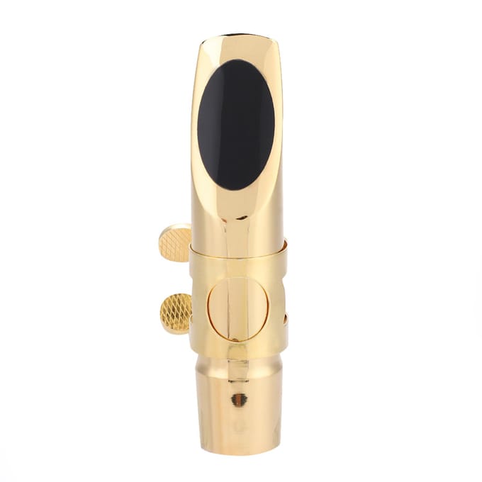 Eb Alt Saxofoon Saxofoon 8C Mondstuk met Dop Kussentjes Muziekinstrument Accessoire black