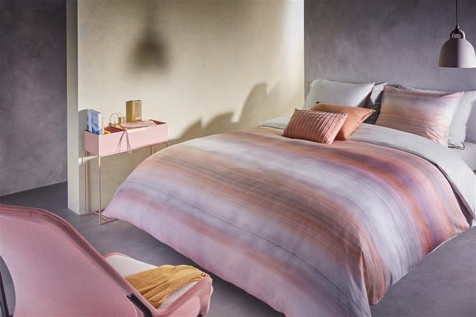 Kardol Diffuse dekbedovertrek - Lits-Jumeaux XL - 260x200/220 - Poeder
