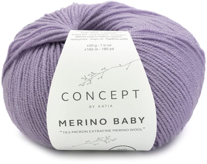 Katia Concept Merino Baby - 158 lavendel - Wol Garen
