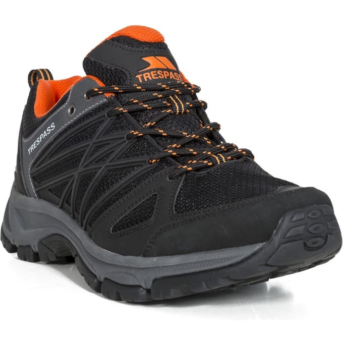 Trespass Heren Fisk Trainers (Zwart)