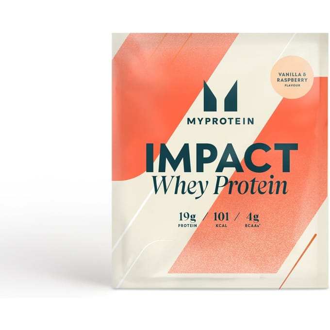 Impact Whey Protein (Sample) - 25g - Vanille en Framboos