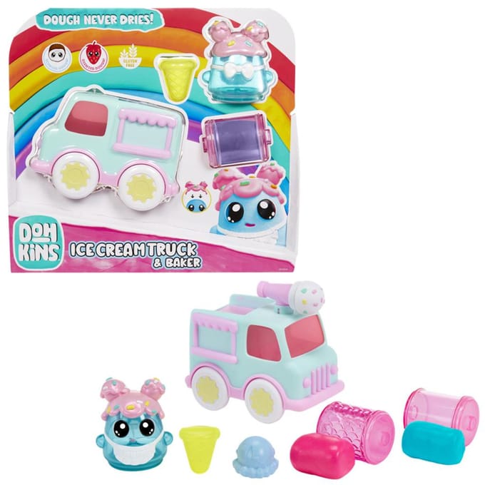 DohKins Vehicle and Character Set Assorti