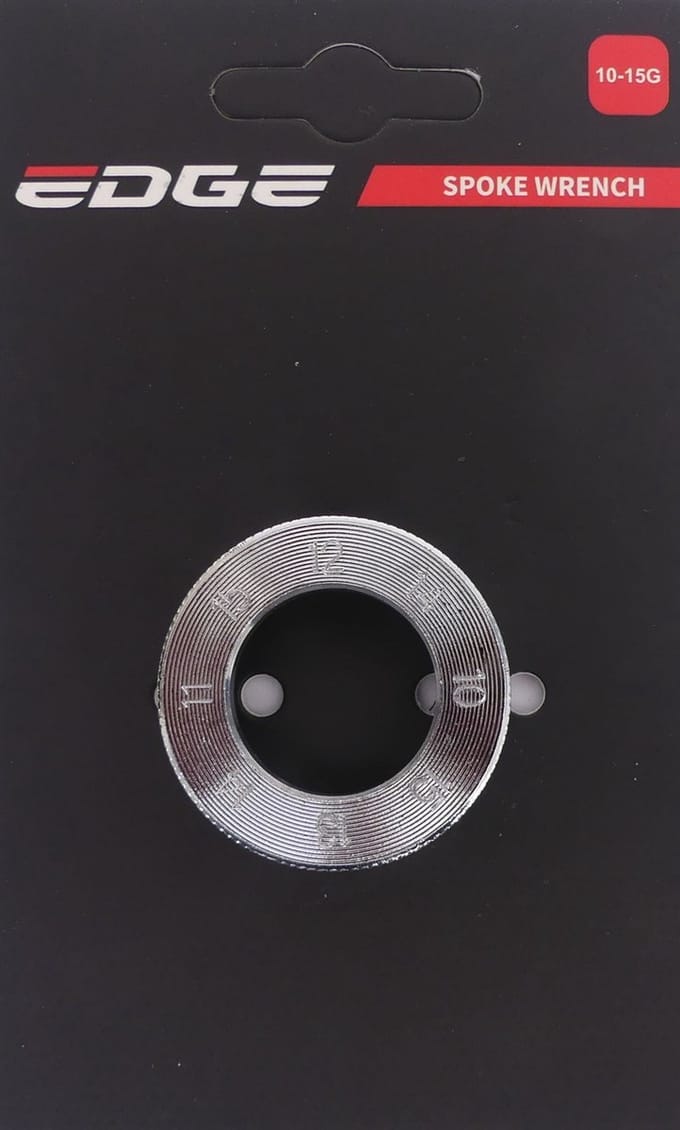 Edge Nippelspanner/ Spakenspanner Geschikt voor 10-15G Zilver