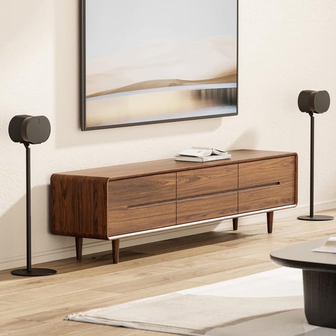 Quvo® Luidspreker Standaard - Standaard - Luidsprekerstandaard - Zwart - 25cm x 25cm x 72cm