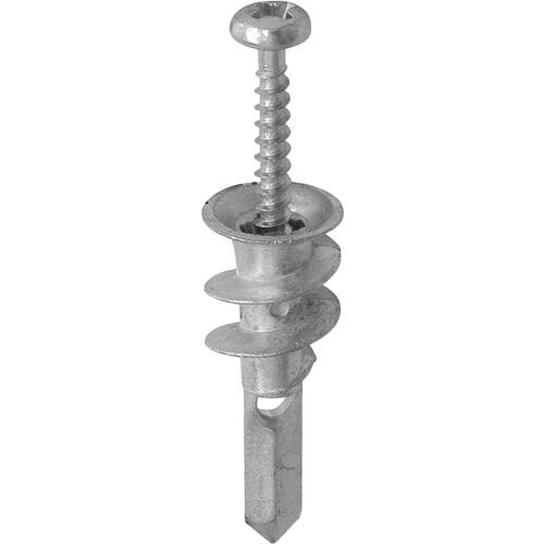 Toolstation Zelftappende gipsplaat-schroefpluggen Zink (100 Stuks)