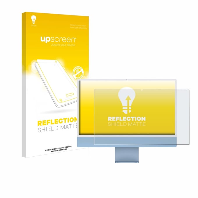 upscreen - Screenprotector voor Apple iMac 24" 2021 - 2024 - Folie Beschermfolie anti glare matte