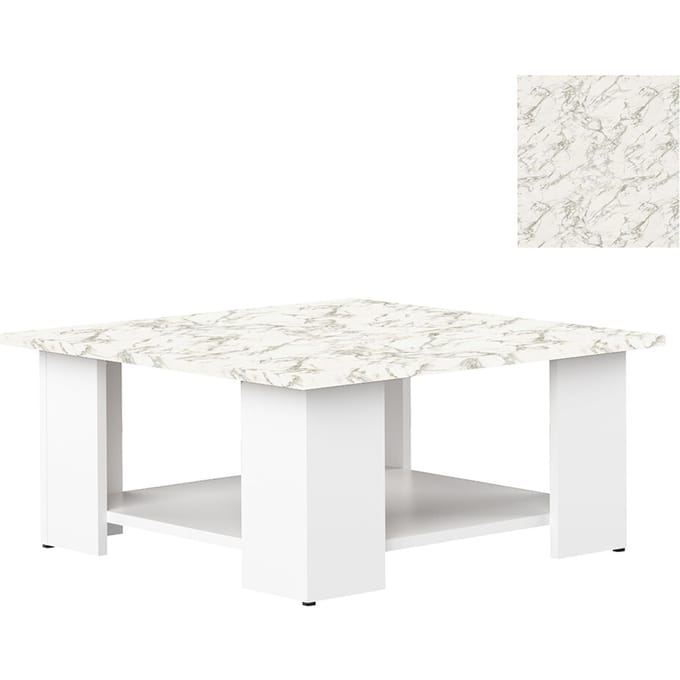 Interia Salontafel Zita Wit - Marmer