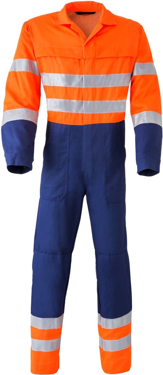 HAVEP Overall High Visibility 2415 - Marine/Fluo Oranje - 54