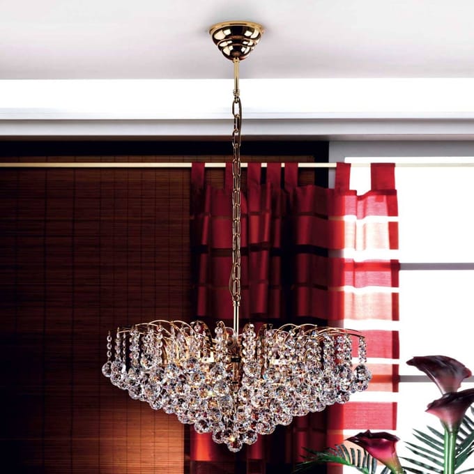 ORION Luxueuze kristallen hanglamp LENNARDA