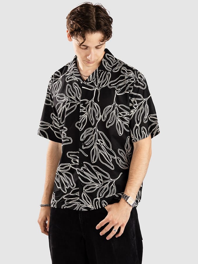 Redefined Rebel RRMauro Boxy Fit Shirt zwart