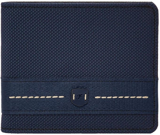 FOSSIL Kaarthoes Rowan Bifold Navy Donkerblauw