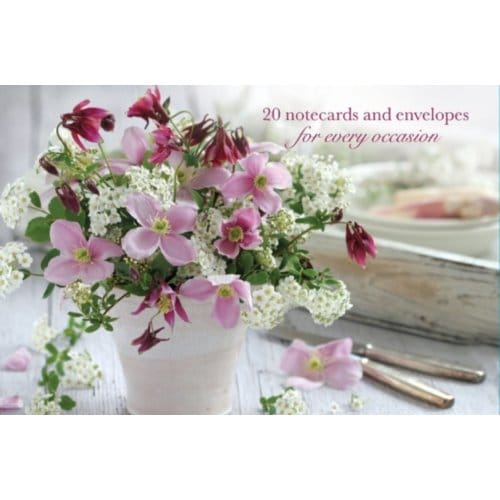 Card Box Of 20 Notecards And Envelopes: Clematis - Peony Press