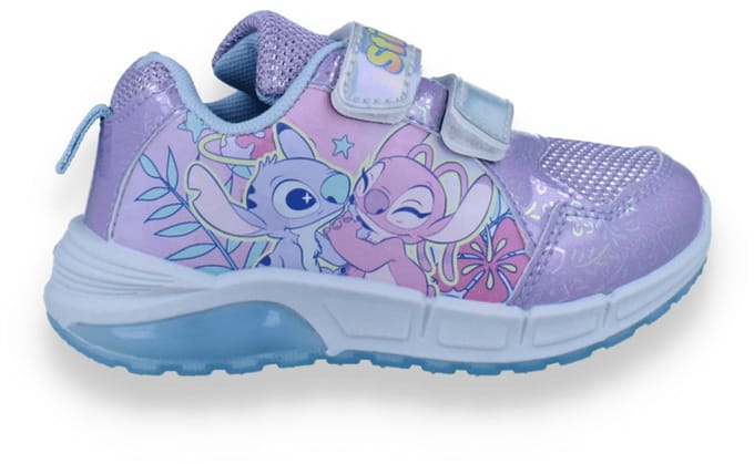 Lilo & Stitch Meisjes Sneaker Met Lichtjes | Lila | Maat: 30
