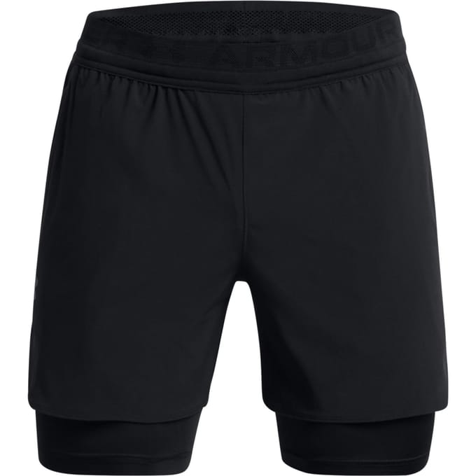 Under Armour Vanish Elite 2in1 Shorts Heren-Zwart