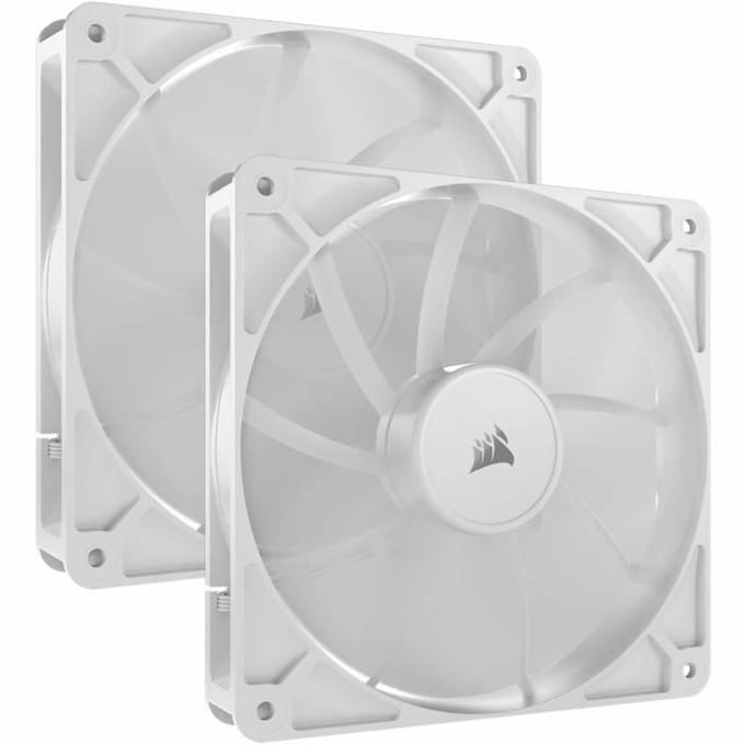 Corsair RS140 - dual-pack - Case ventilator - 140mm - Wit - 36 dBA