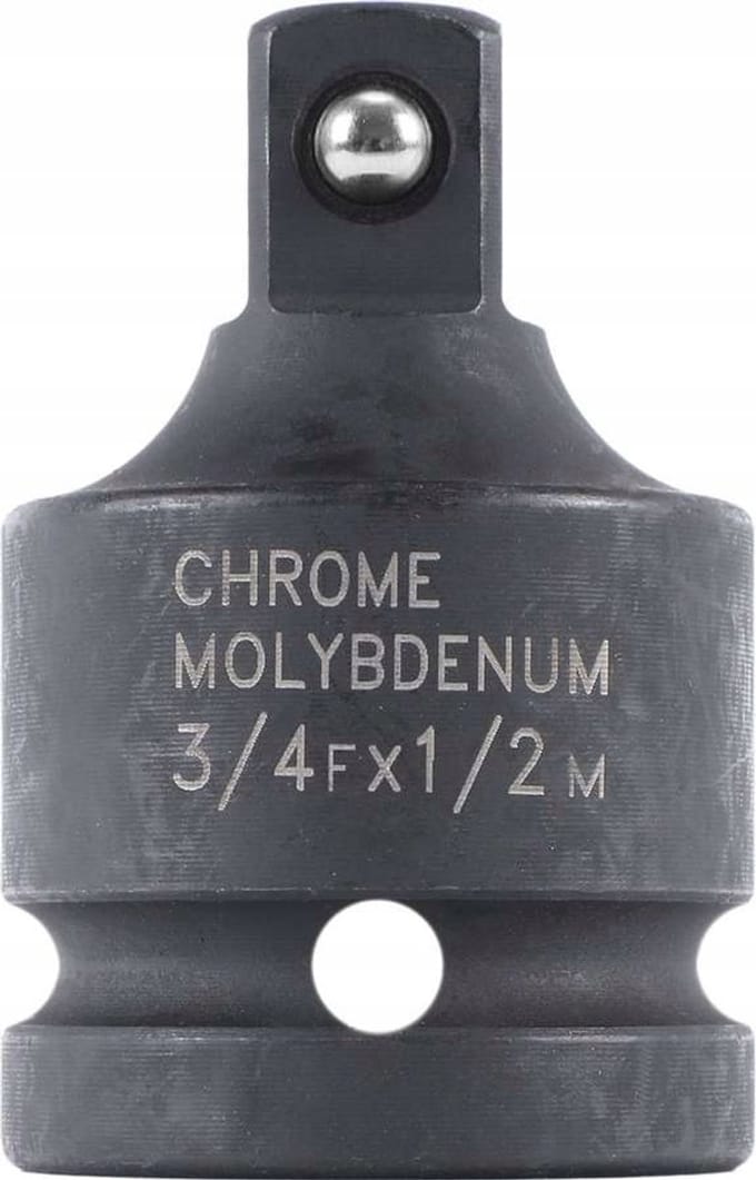 Krachtdopadapter 3/4" naar 1/2" - Gehard Chroom-Molybdeen Staal