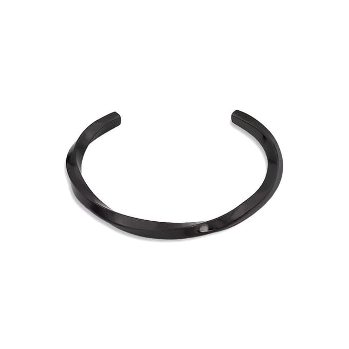 Twice As Nice Armband in edelstaal, glad ontwerp Zilverkleurig 19cm