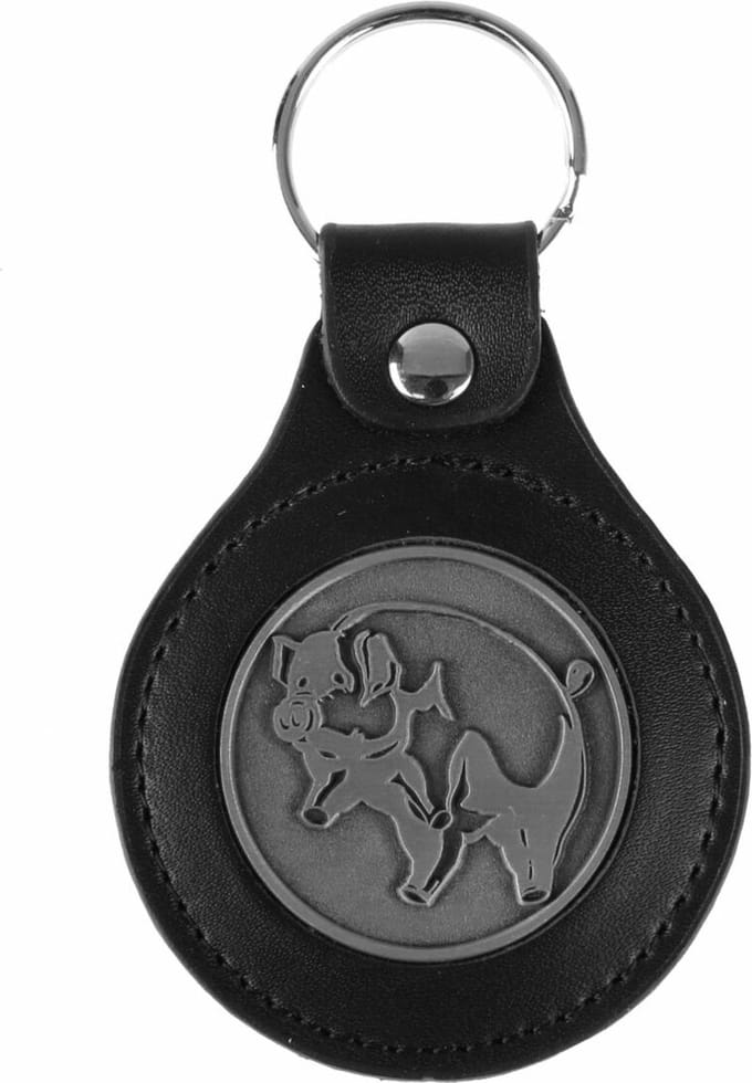 Pink Floyd - Pig Sleutelhanger - Zwart/Zilverkleurig