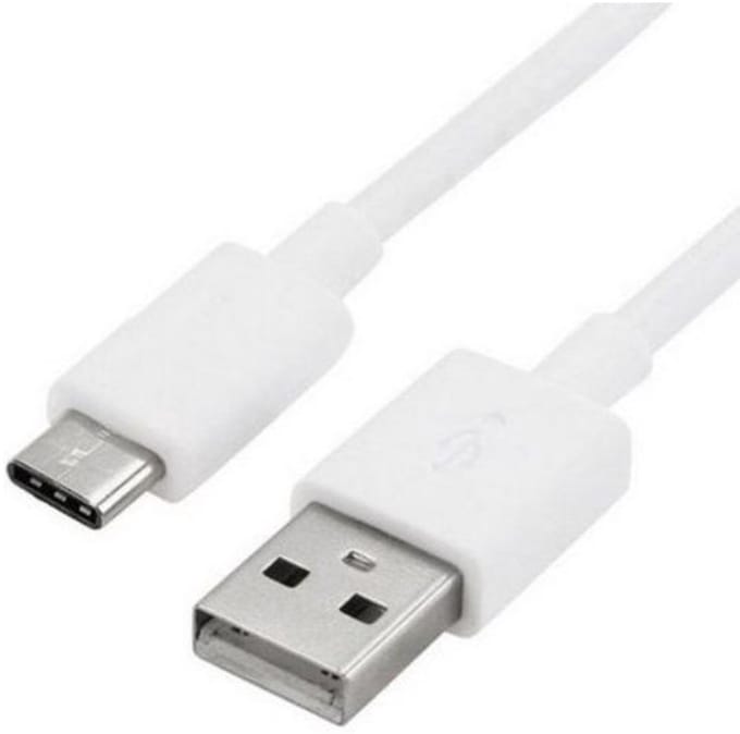 Datakabel - oplaadkabel - USB-C Type-C Wit 3 meter