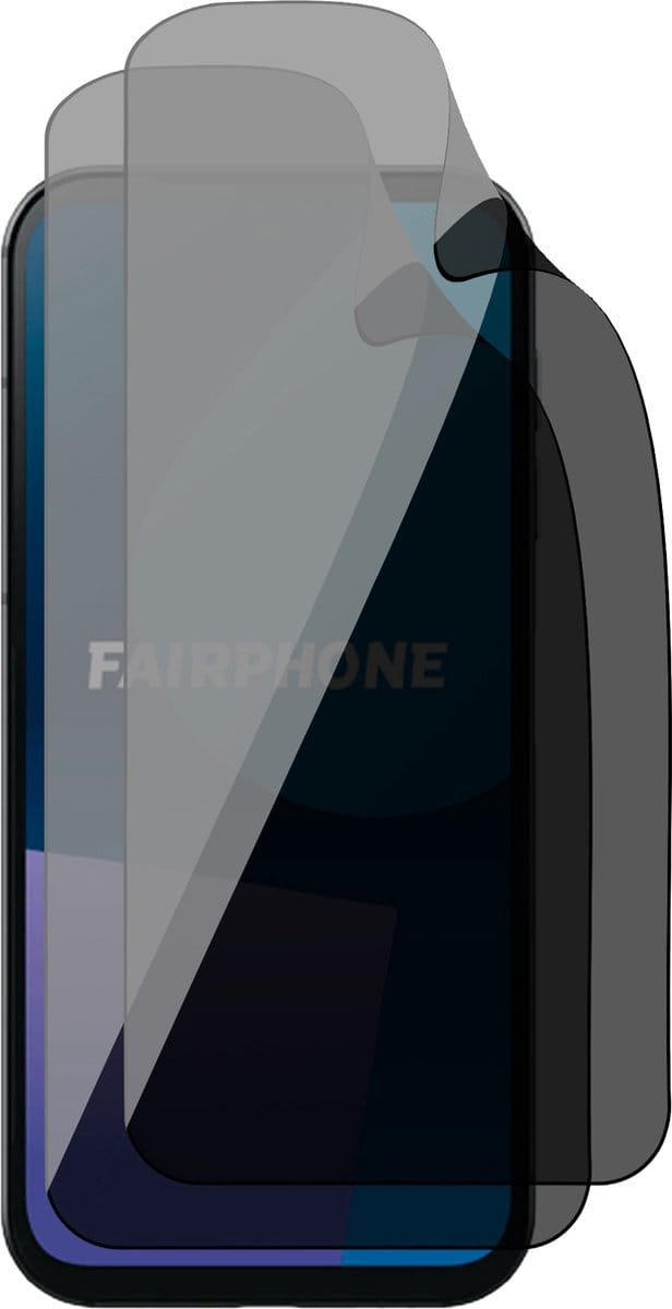 Privacy Screenprotector geschikt voor Fariphone 5 2024 - 2x FlexGuard Screen Protector