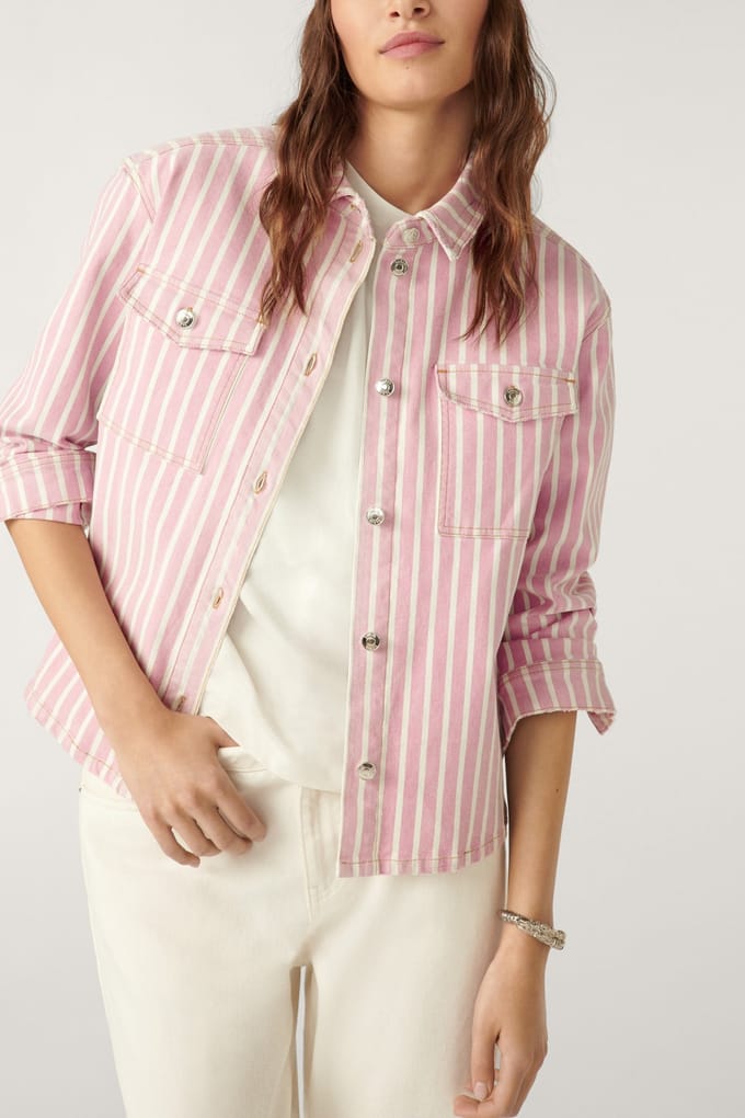 BA&SH Chemise Rex Rose Taglia: S | Magliette intime Outlet | Donna | Rosa