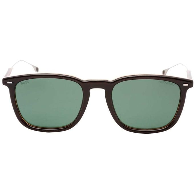 Hugo Boss Heren Zonnebril Gestreept (Bruin)