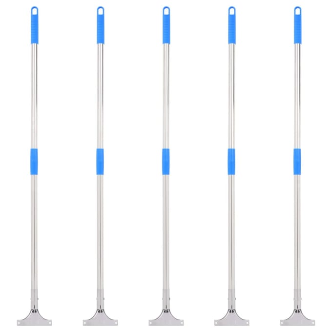 vidaXL - Vloerwisserhandgrepen - 5 - st - 119,5 - cm - staal - en - kunststof