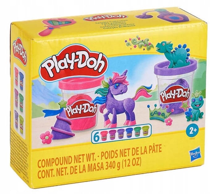 Play-Doh Glanzende Kledingset - 6 Kleuren