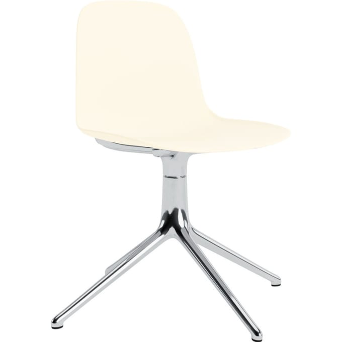Normann Copenhagen Form Draaistoel - NormannCopenhagenFormCream - aluminium