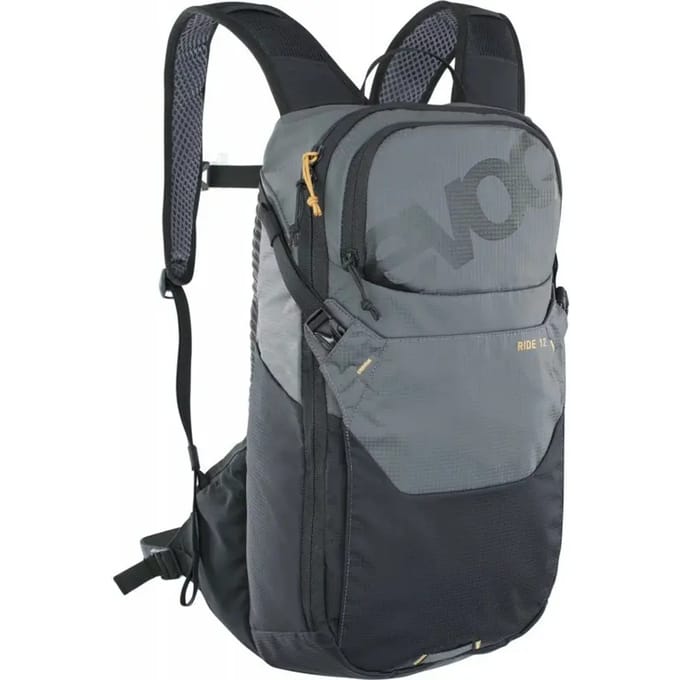 Evoc Rugzak Ride 12 + 2l Bladder carbon grey black