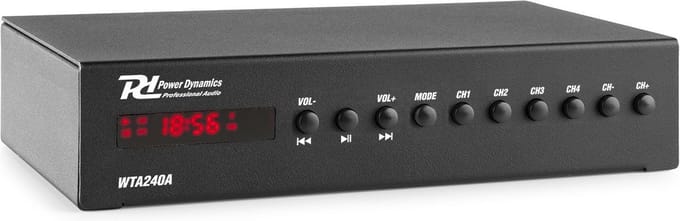 Stereo versterker audio - Power Dynamics WT240A - Hifi versterker met Bluetooth en wifi - 80W