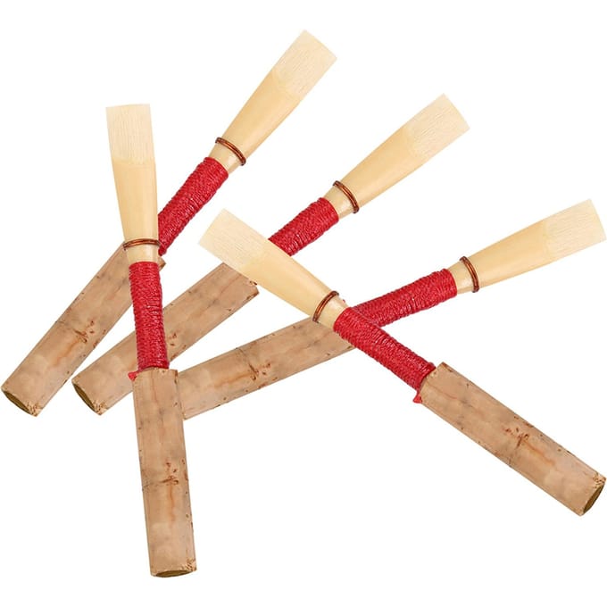 5 pcs Anches de Hautbois de Bonne Qualité Anches Force Moyenne Accessoires d'Instrument beige