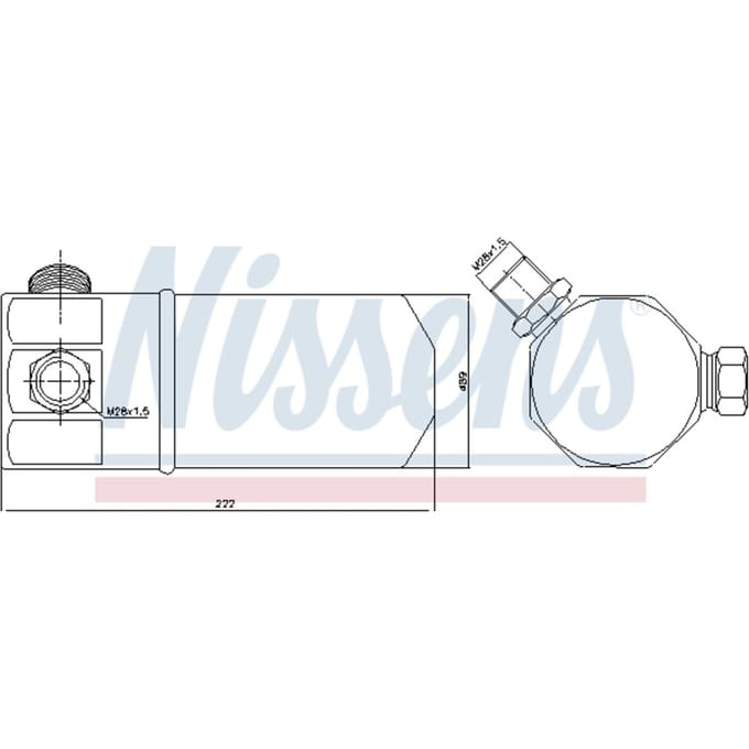 Droger, airconditioningsysteem NISSENS 95117