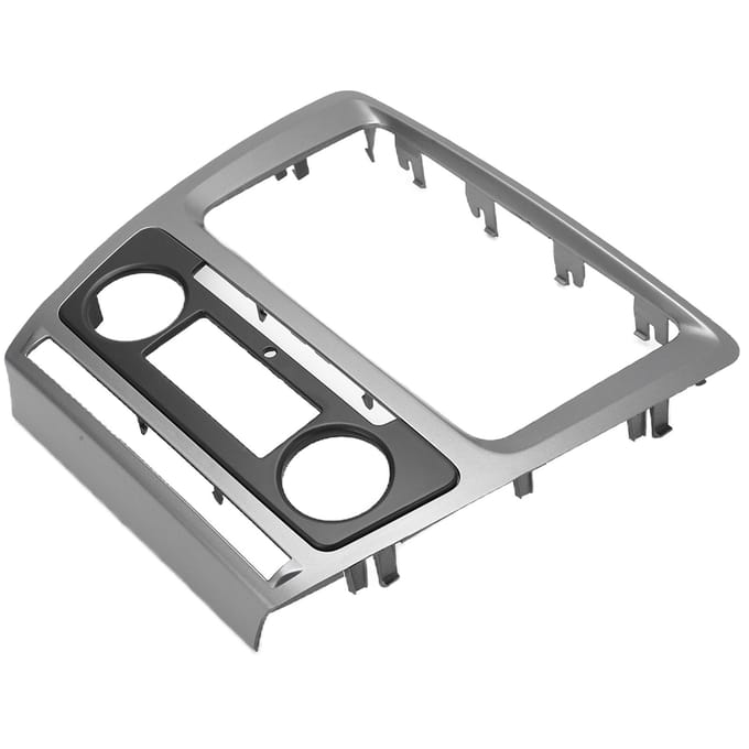 2Din Radio Stereo Fascia Frame Dash CD Paneel Sierlijst Decoratie Vervanging voor Octavia 2008?2013 gray