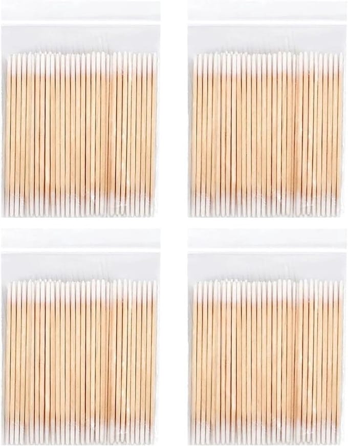 Wattenstaafjes Dubbelzijdig - Make-up Stiften - Reiniging en Make-up - Vaste Punten - 7 cm Lengte - Wit