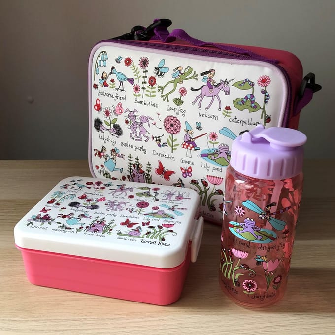 Geheime tuin lunchtas met lunchbox en drinkfles / drinkbeker - Tyrrell Katz