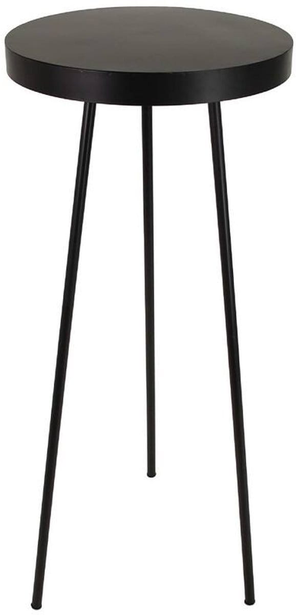 Tafel Rond - Zwart Metaal - Ø42,5 x ↑ 98 cm