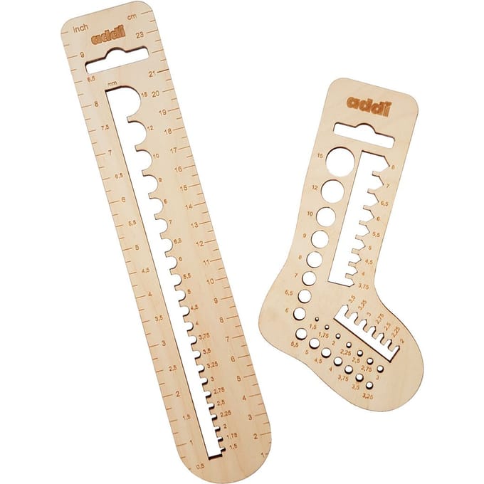 Addi Calibro brei- en haaknaaldenmeter set