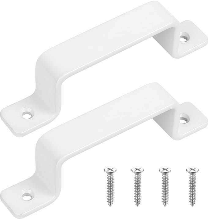 Solidchoice - Set van 2 Vintage Deurknoppen van Gietijzer voor Binnen- en Buitengebruik