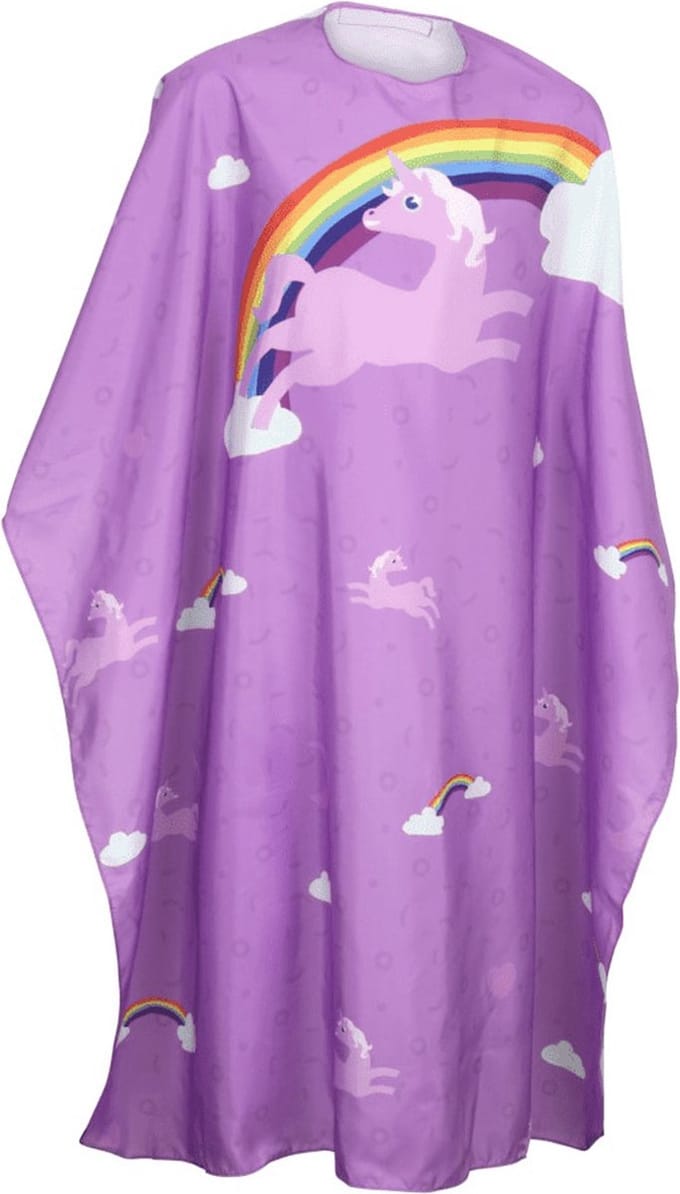 Olivia Garden - Kids Cutting Cape - Unicorn Pink