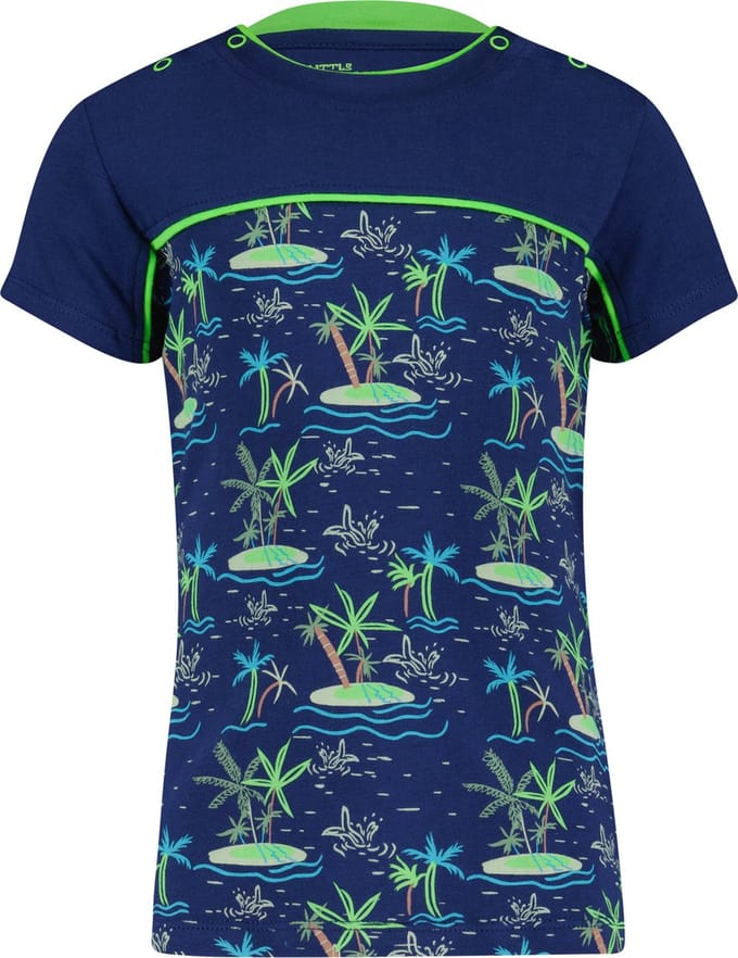 4PRESIDENT T-shirt jongens - Wave AOP - Maat 80