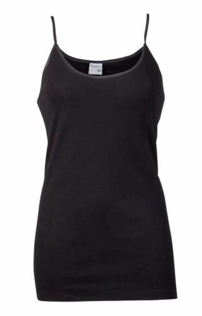 Beeren dameshemd Brigitte - zwart  - 100% katoen - L
