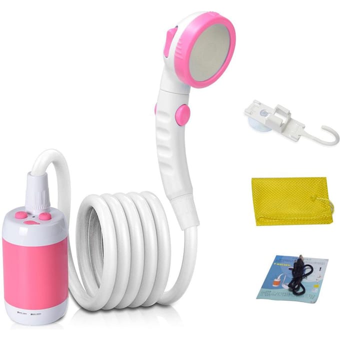 Outdoor Camping Douche Draagbare Elektrische Douchepomp IPX7 Waterdicht & 5000mAh Oplaadbare Batterij