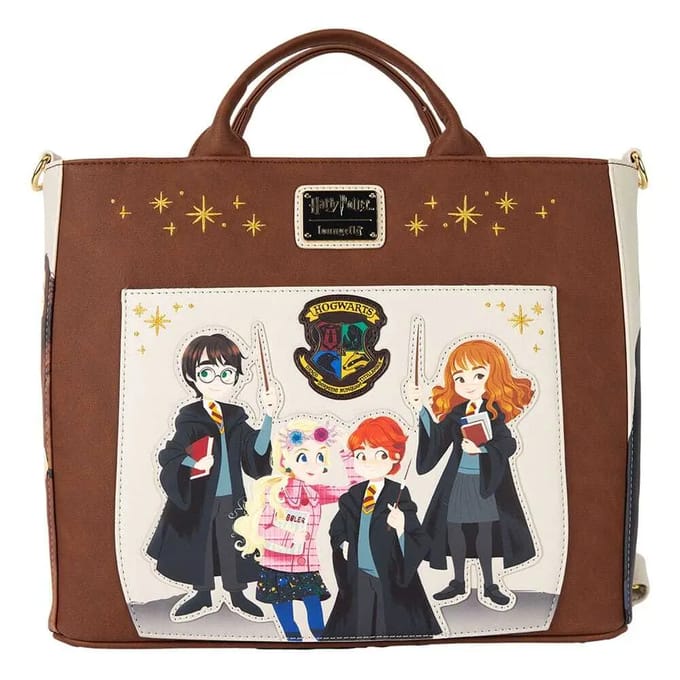 Loungefly - Harry Potter Spring - Convertible Rugzak Schoudertas - Draagtas - Boodschappentas - Tote Bag