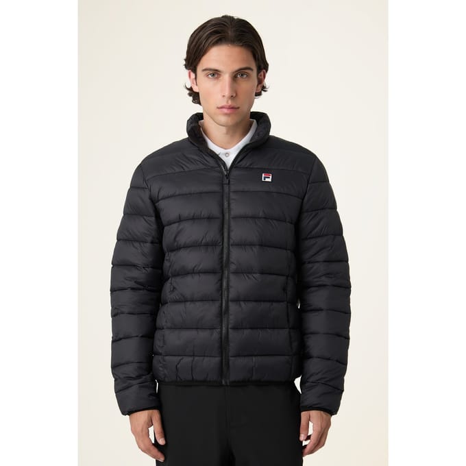 FILA Milano Regular Thin Puffer Jacket Black Taglia: M | Giacche leggere Outlet | Uomo | Nero