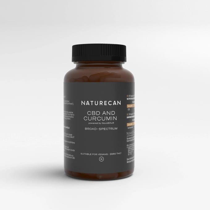 Naturecan Liquid Gold CBD & Kurkuma Capsules - 60 capsules - Met NovaSOL® - Breedspectrum CBD