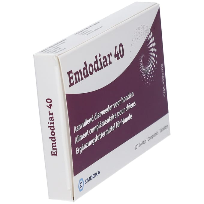 Emdodiar 40 Aanvullend Diervoeder Hond 10 Tabletten