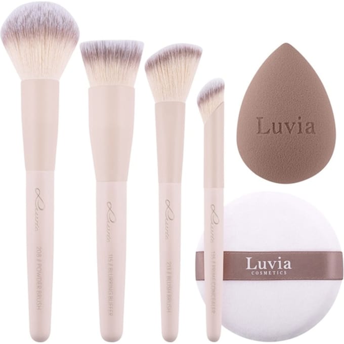Luvia Cosmetics Face brush Complete Set Concealerkwasten Dames